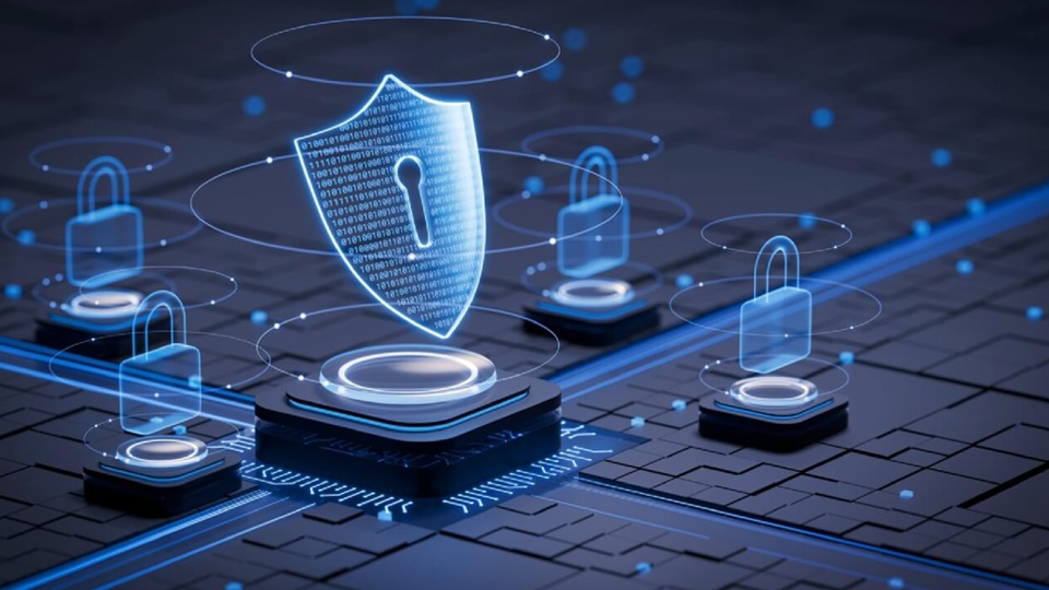 Grafika dotycząca cyberbezpieczeństwa